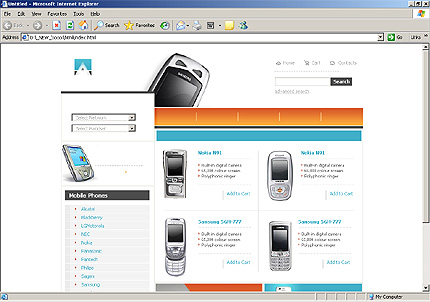 Website Template #8755