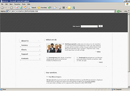 Website Template #8763