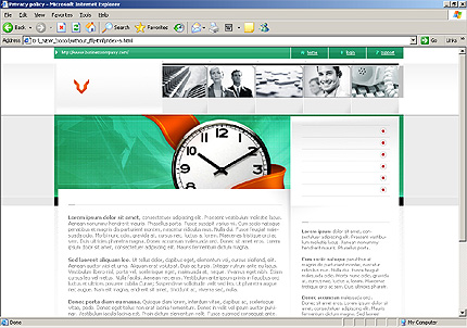 Website Template #8771