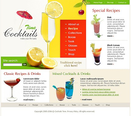 Website Template #8803