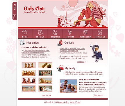 Website Template #8826