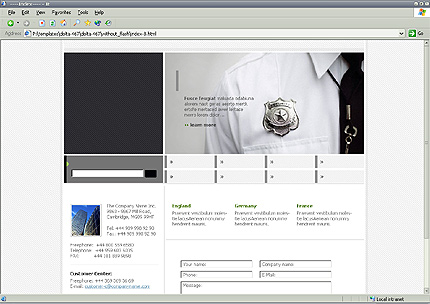 Website Template #8832