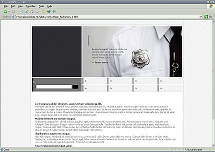Website Template #8832
