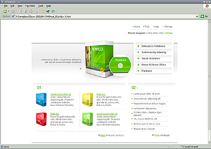 Website Template #8841