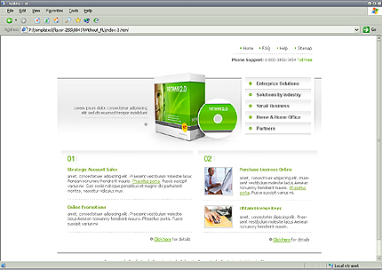 Website Template #8841