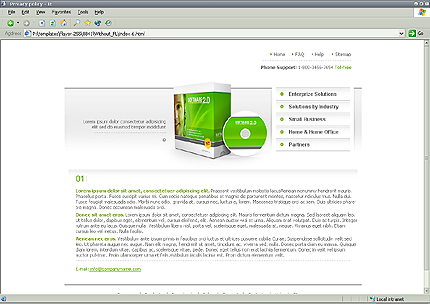 Website Template #8841