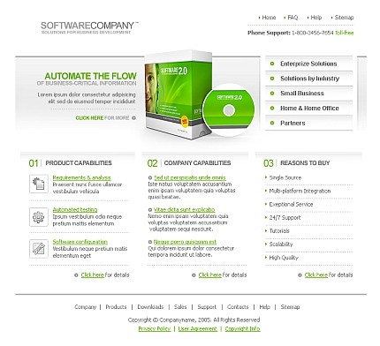 Website Template #8841