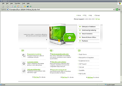 Website Template #8841