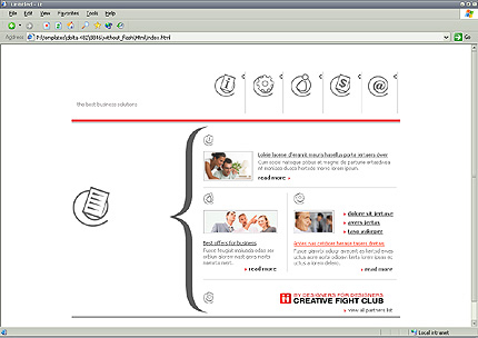 Website Template #8846