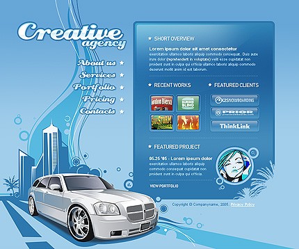 Website Template #8864