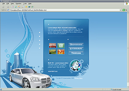 Website Template #8864