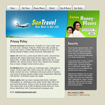 Website Template #8883