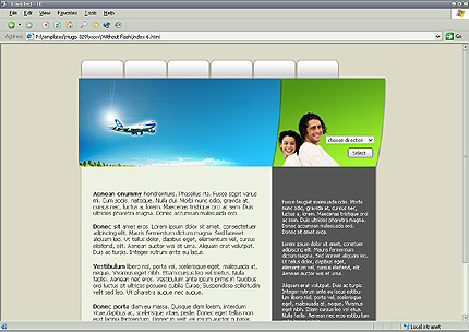 Website Template #8883