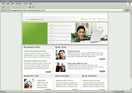 Website Template #8885