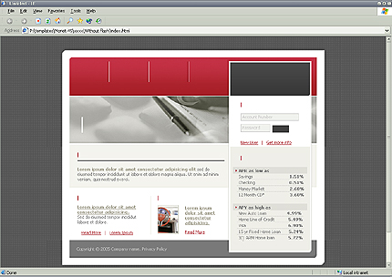 Website Template #8891