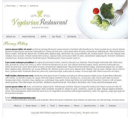 Website Template #8956
