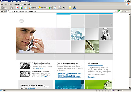 Website Template #8959
