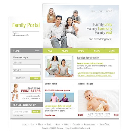 Website Template #8998