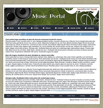 Website Template #8999