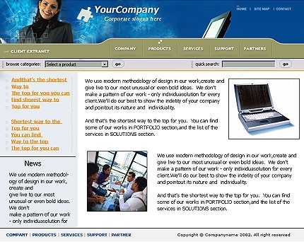 Website Template #943
