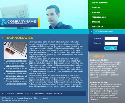 Website Template #984
