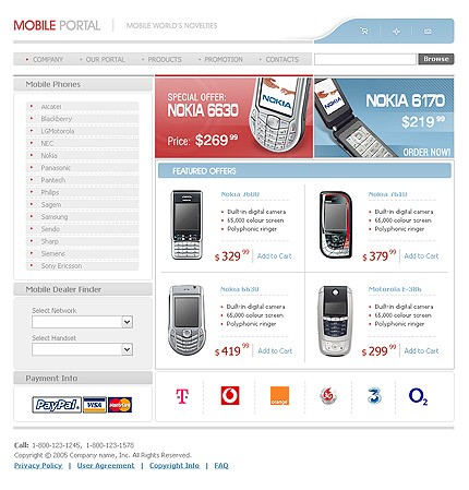 Website Template #9001