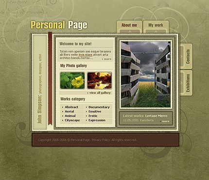 Website Template #9007
