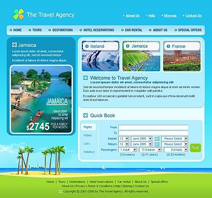 Website Template #9008