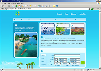 Website Template #9008