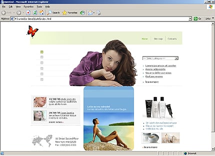 Website Template #9010