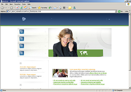 Website Template #9011