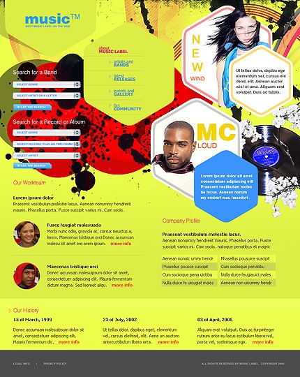 Website Template #9012