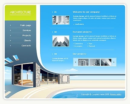 Architect Website Template