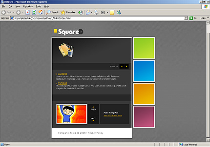 Website Template #9019