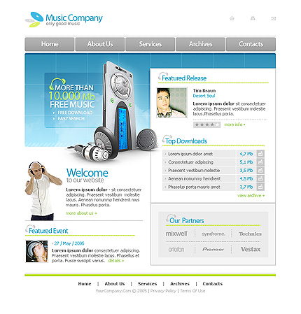 Website Template #9021