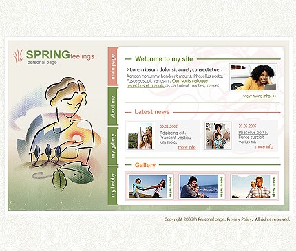 Website Template #9026