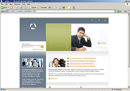Website Template #9032