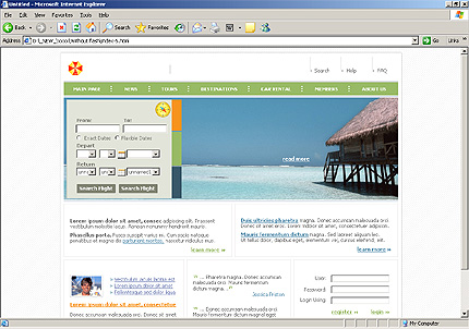 Website Template #9041