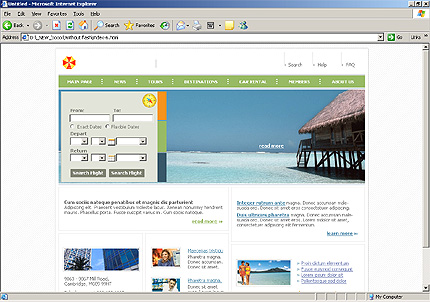 Website Template #9041