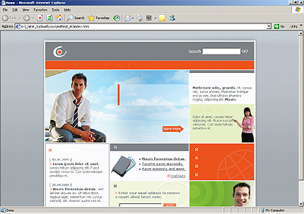 Website Template #9042