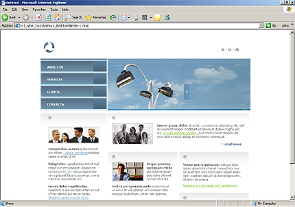 Website Template #9054