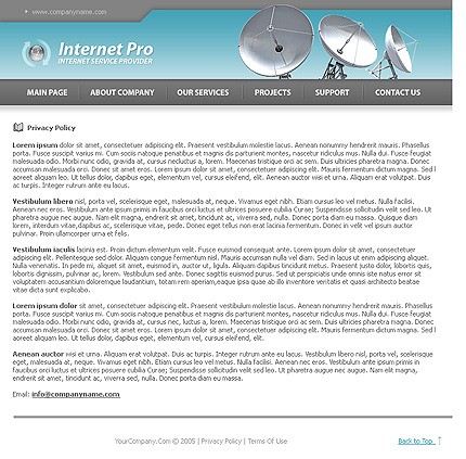 Website Template #9064