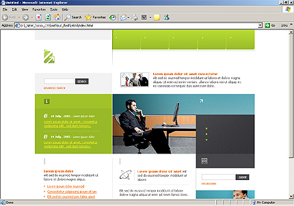 Website Template #9070