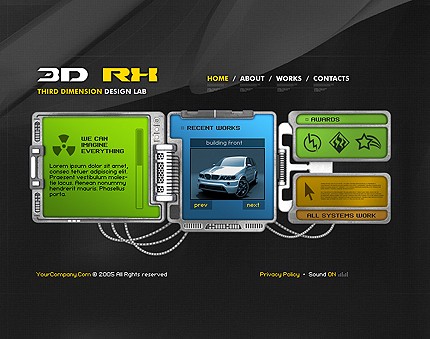 Website Template #9071