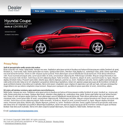 Website Template #9075
