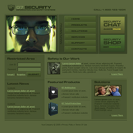 Website Template #9106