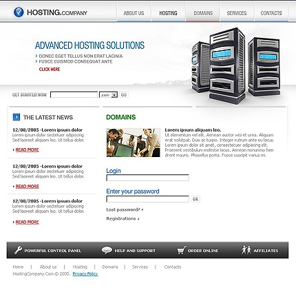 Website Template #9119