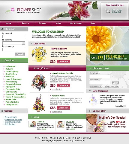 Website Template #9159