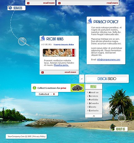 Website Template #9170