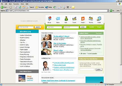 Website Template #9199